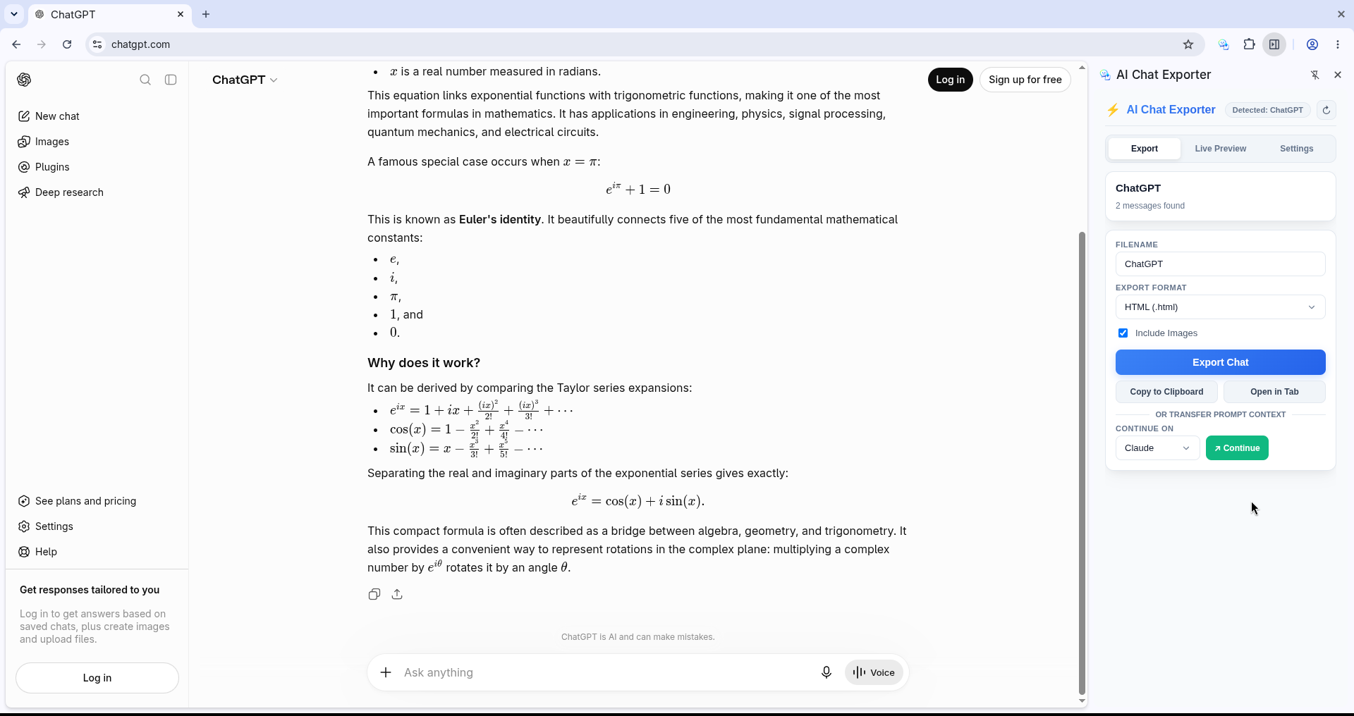 Browser Sidepanel View